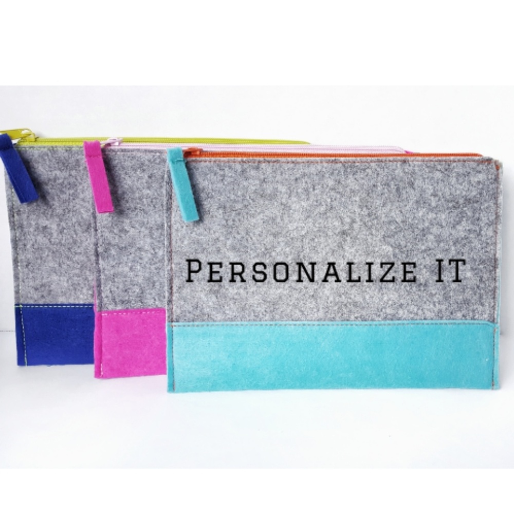 Personalized Bag - Cosmetic Pouch - Accessory Bag
